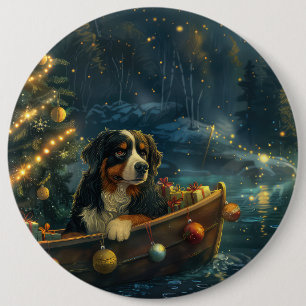 Bernese Mountain Weihnachtsfest Reise Button