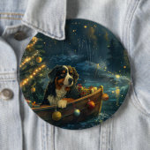 Bernese Mountain Weihnachtsfest Reise Button (Beispiel)