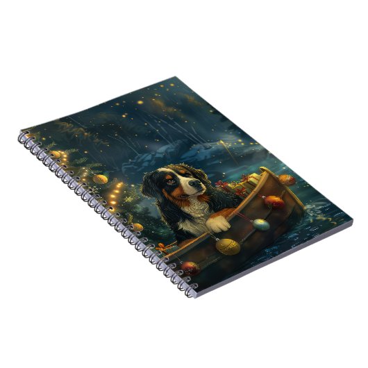 Bernese Mountain Weihnachtsfest Reise Notizblock (Rechte Seite)