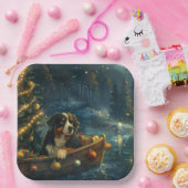 Bernese Mountain Weihnachtsfest Reise Pappteller (Party)