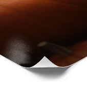 Bernese Mountain Welpe Herbst Kürbiskugel Poster (Ecke)