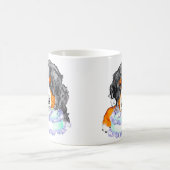 Bernese Mt Dog Cake Face Birthday Kaffeetasse (Mittel)