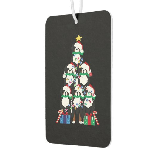 Bernese Mt Dog Puppy Christmas Tree Classic T-Shir Autolufterfrischer (Links)