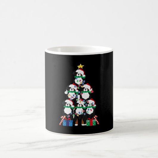 Bernese Mt Dog Puppy Christmas Tree Classic T-Shir Kaffeetasse (Mittel)