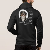 Bernese Mt. Dog Vater Hoodie (Rückseite)