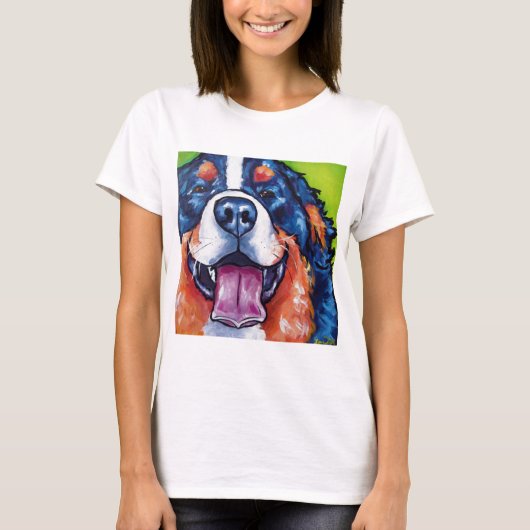 Bernese Mt Hund T-Shirt (Vorderseite)