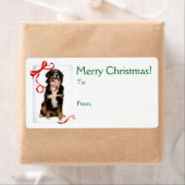 Bernese Mt. Hund Weihnachtsgeschenke Tags (Insitu)