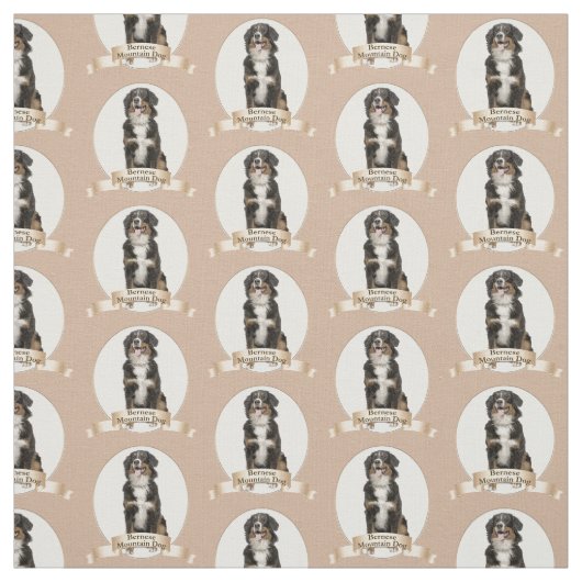 Bernese Mt. Hundegewebe Stoff (Muster)