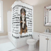 Bernese Mt. Hundemerkmal-Duschvorhang Duschvorhang (Beispiel)