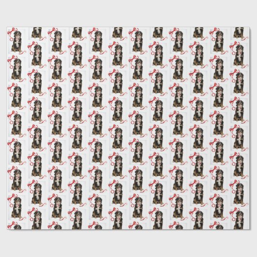 Bernese Mt. HundePackpapier Geschenkpapier (Flach)