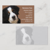 Bernese Mtn Dog Business Card - "Lucy" Visitenkarte (Vorne/Hinten)