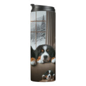 Bernese Mtn dog Tumbler Thermosbecher (Nach rechts gedreht)