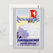 Bernese Oberland Schweiz Vintage Travel Postkarte (Vorne/Hinten)