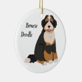 Bernese Poodle mix, Bernedoodle Weihnachtsschmuck (Rechts)