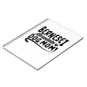 Bernese Puppy Mama, Bernese Dog Mother, Bernese Ma Notizblock (Linke Seite)