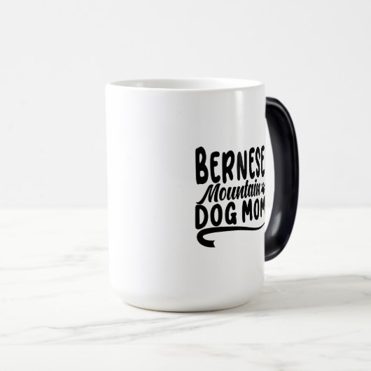 Bernese Puppy Mama, Bernese Dog Mother, Bernese Ma Verwandlungstasse (VorderseiteRechts)