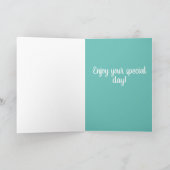 Bernese, Saint Bernard, Leonberger Geburtstag Karte (Innenseite)