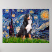 Bernese - Starry Night Poster (Vorne)