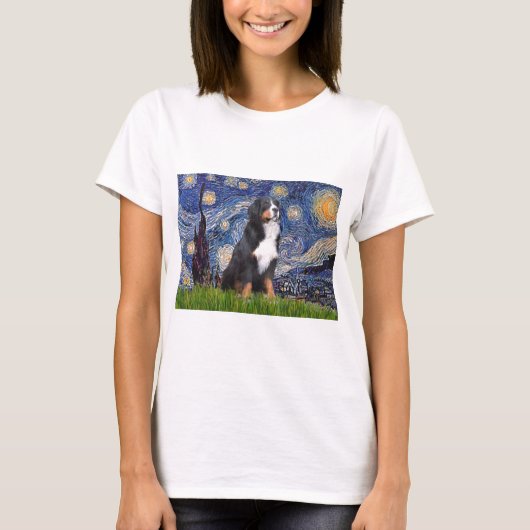 Bernese - Starry Night T-Shirt (Vorderseite)