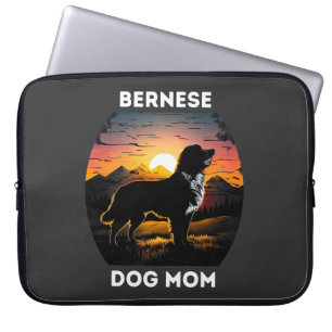 Bernese und die aufstrebende Sonne für die Berner  Laptopschutzhülle
