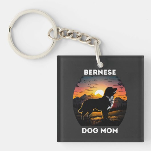 Bernese und die aufstrebende Sonne für die Berner Schlüsselanhänger (Vorderseite)