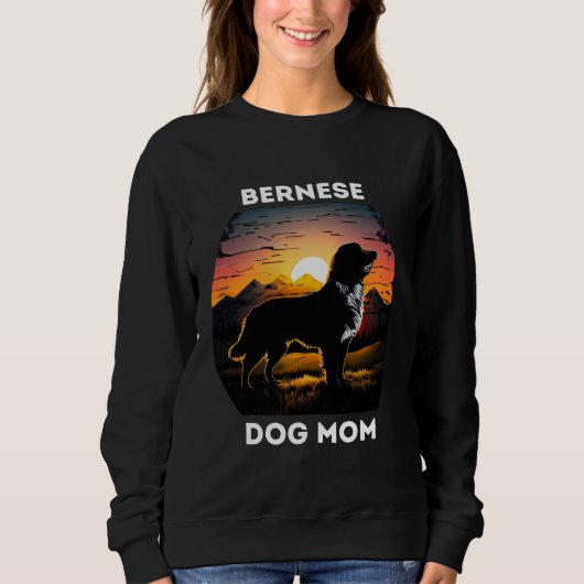 Bernese und die aufstrebende Sonne für die Berner Sweatshirt (Vorderseite)