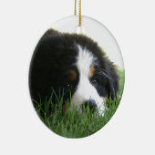 Bernese Welpe Keramik Ornament (Rechts)