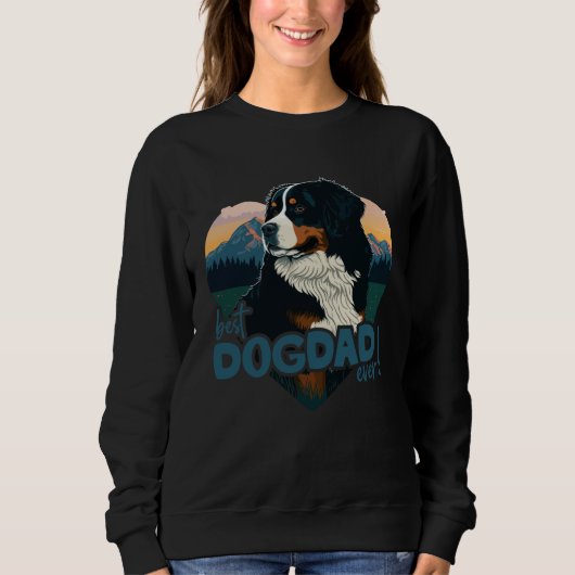 Bernesemountaindog With Heartdecoration  Best Dogd Sweatshirt (Vorderseite)