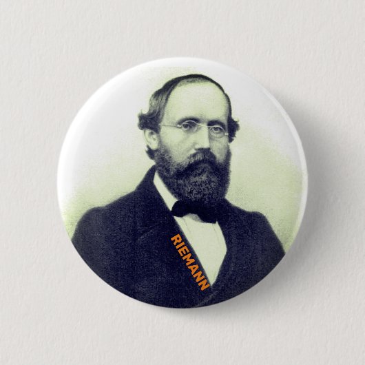 Bernhard Riemann Button (Vorderseite)