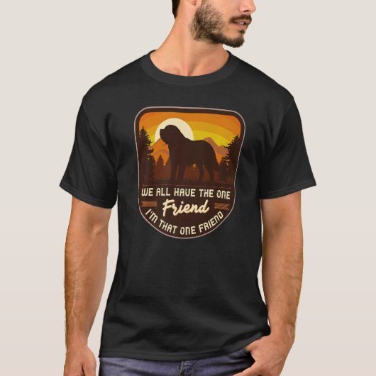 Bernhardiner Dog Breed 1 T-Shirt (Vorderseite)