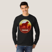 Bernhardiner Dog Retro 12 T-Shirt (Vorne ganz)