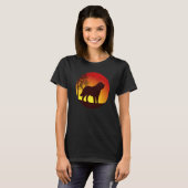 Bernhardiner Dog Retro 25 T-Shirt (Vorne ganz)