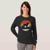 Bernhardiner Dog Retro 27 T-Shirt (Vorne ganz)