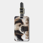 Bernhardiner-Erkennungsmarke Gepäckanhänger (Vorderseite vertikal)