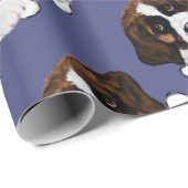 Bernhardiner Geschenkpapier (Rolleneckpunkt)