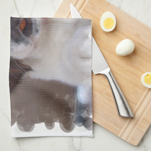 Bernhardiner-Geschirrtuch Handtuch (Viertel Falte)