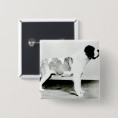 Bernhardiner-Hund Button (Vorne & Hinten)