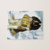 Bernhardiner-Hund, Gebirgsrettung Puzzle (Horizontal)