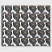 Bernhardiner-Hund Geschenkpapier (Flach)