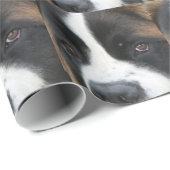 Bernhardiner-Hund Geschenkpapier (Rolleneckpunkt)