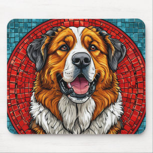 Bernhardiner Hund Mousepad