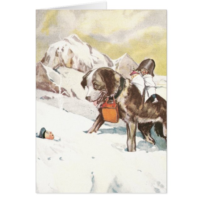 Bernhardiner-Hund zur Rettung (Vorne)