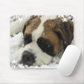 Bernhardiner-Hundemausunterlage Mousepad (Mit Mouse)