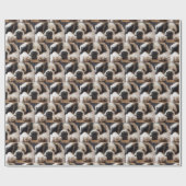 Bernhardiner-Hundeverpackung Geschenkpapier (Flach)