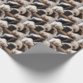 Bernhardiner-Hundeverpackung Geschenkpapier (Ecke)