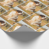 Bernhardiner-Hundeverpackung Geschenkpapier (Ecke)