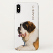Bernhardiner iPhone X Fall Case-Mate iPhone Hülle (Rückseite)