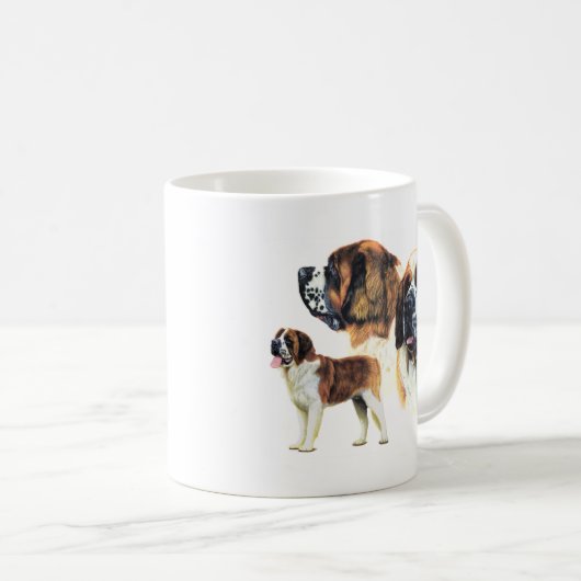 Bernhardiner Kaffeetasse (VorderseiteRechts)