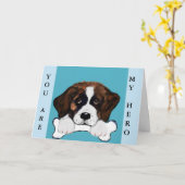 Bernhardiner Karte (Gelbe Blume)