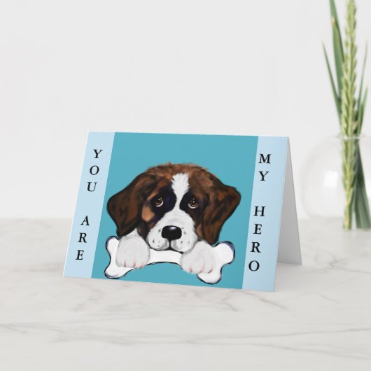 Bernhardiner Karte (Vorderseite)